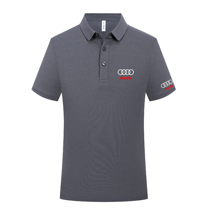 2023 Polo Audi Sport Homme Tennis Extérieur été Loisirs Sports T-Shirt